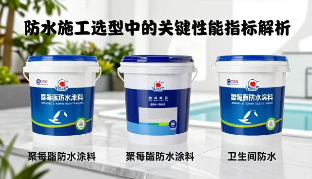 防水施工选型中的关键性能指标解析